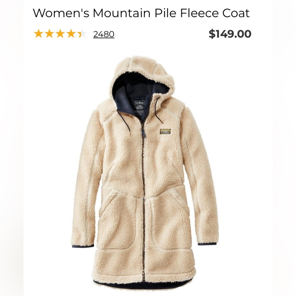 Llbean fleece jacket